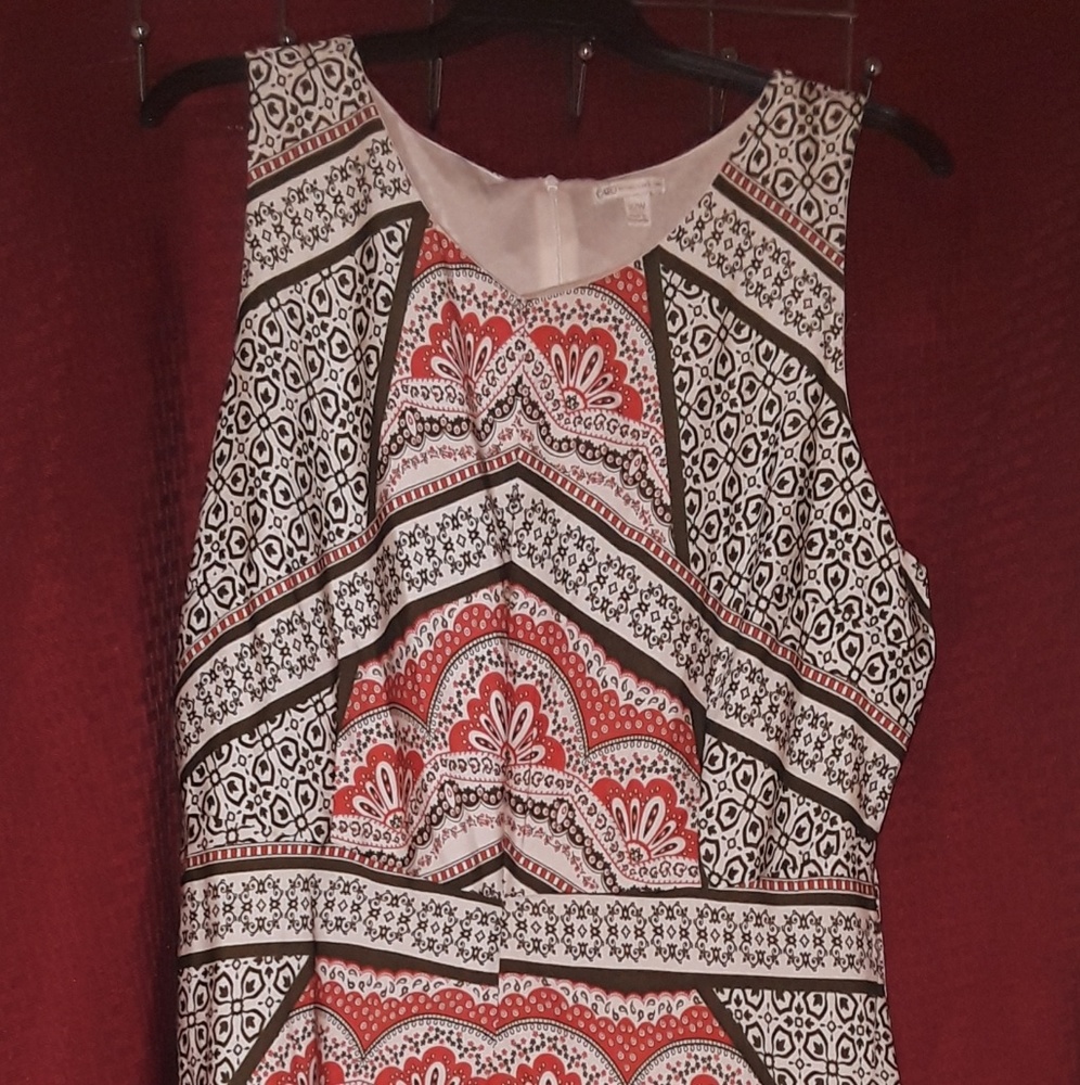 Cato multi-print dress